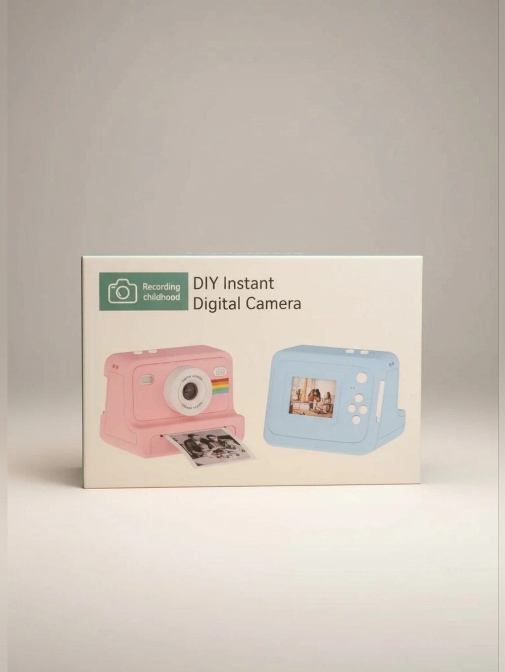 DIY Blue Instant 6X Zoom HD Video Recording Digital Camera